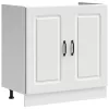  Konyhaszekrény tárolóval Kalmar Fehér 80 x 46 x 81,5 cm Faanyag