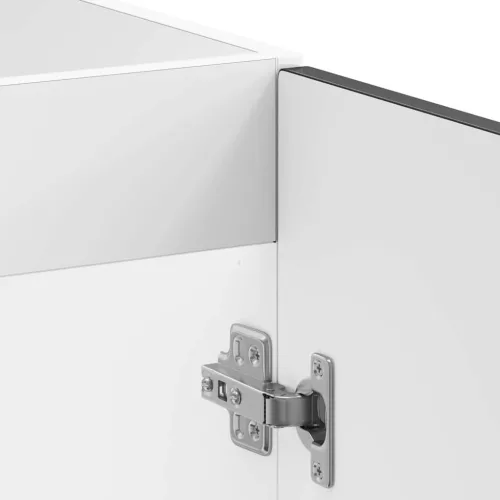  Konyhaszekrény tárolóval 2 pcs Fekete 80 x 46 x 81.5 cm Faanyag