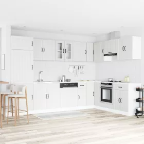    Konyhaszekrény tárolóval Lucca Fehér 80 x 46 x 81,5 cm Faanyag