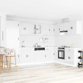    Mosogatószekrény ajtóval Porto Fehér 80 x 46 x 81,5 cm Faanyag