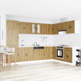    Mosogatószekrény ajtóval Porto Barna 80 x 46 x 81,5 cm Faanyag