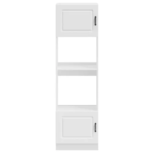  Lucca 2 db fehér szerelt fa sütőszekrények