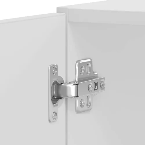  Lucca 2 db fehér szerelt fa sütőszekrények