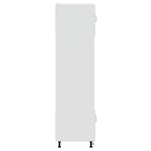  Kalmar 2 db magasfényű fehér szerelt fa sütőszekrények