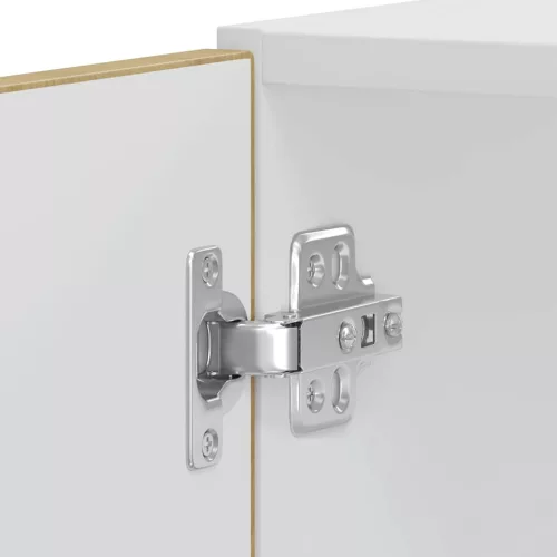  Kalmar 2 db kézműves tölgy színű szerelt fa sütőszekrények