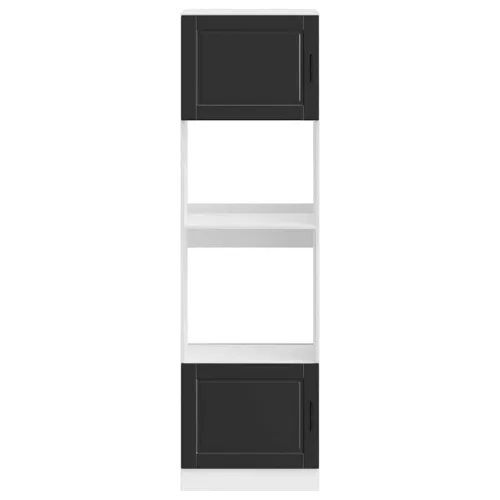  sütőszekrények 2 db Porto fekete színű műfa