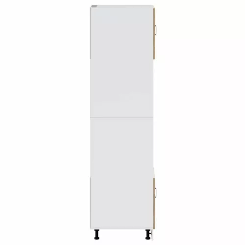  Lucca 2 db sonoma tölgy színű szerelt fa sütőszekrények