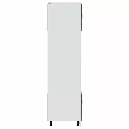  Lucca 2 db füstölt tölgy színű szerelt fa sütőszekrények