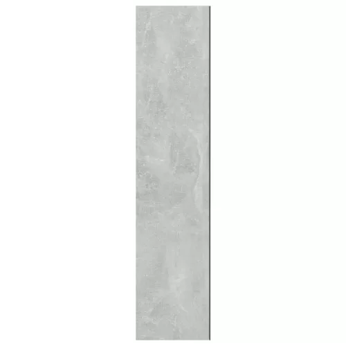  betonszürke MDF tükrös fürdőszobaszekrény 60 x 15 x 75 cm