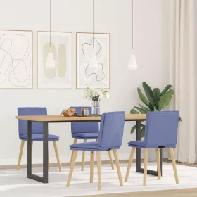  étkezőszékek 4 db Jeans kék szövet