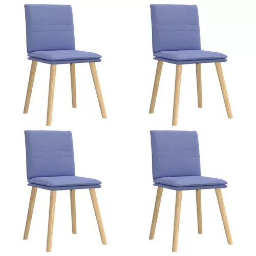  étkezőszékek 4 db Jeans kék szövet