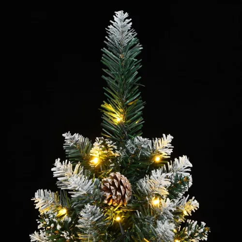  vékony műkarácsonyfa 150 LED-del 120 cm