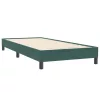  sötétzöld bársony rugós ágy matrac nélkül 80x220 cm