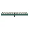  sötétzöld bársony rugós ágy matrac nélkül 80x220 cm