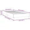  sötétzöld bársony rugós ágy matrac nélkül 80x220 cm