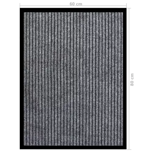  szürke csíkos lábtörlő 60 x 80 cm