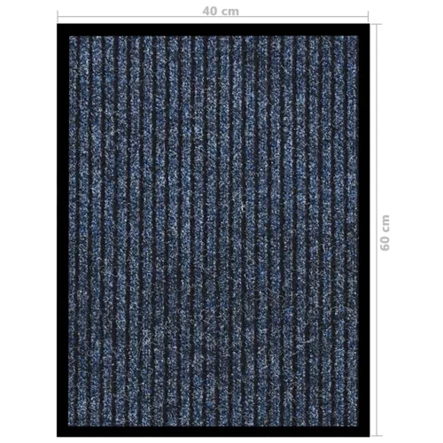  kék csíkos lábtörlő 40 x 60 cm