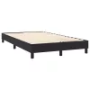  fekete bársony rugós és LED-es ágy matraccal 160x210 cm