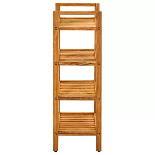  tömör tölgyfa cipőtartó 4 polccal 50 x 27 x 80 cm