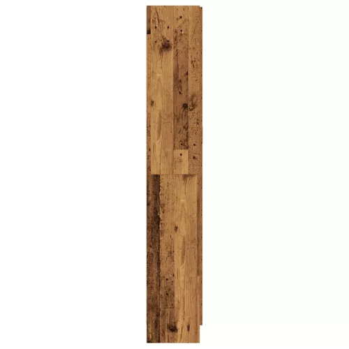  antik fa színű szerelt fa magasszekrény 82,5 x 30,5 x 185 cm