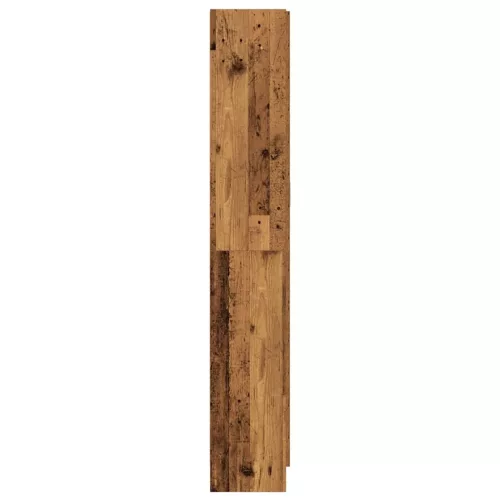  antik fa színű szerelt fa magasszekrény 82,5 x 30,5 x 185 cm