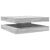  szürke sonoma dohányzóasztal 360 fokban forgatható 90x90x34,5cm