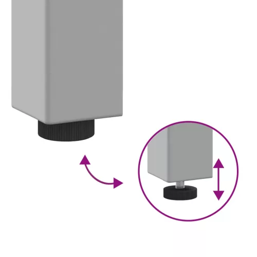  Munkapad készlet fiókkal polcokkal 3 pcs Piros Porszórt acél