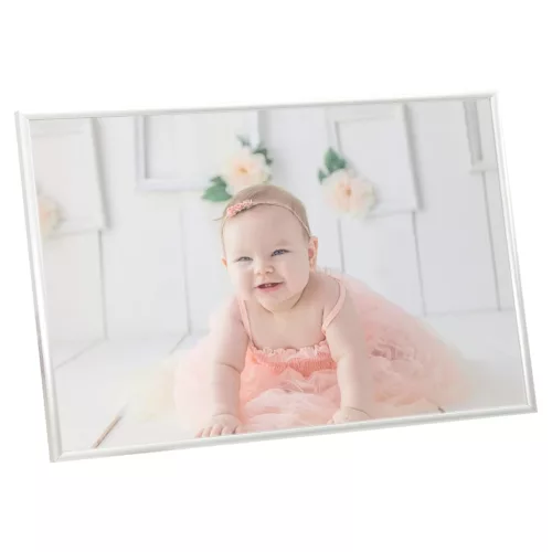  5 db ezüstszínű MDF fali/asztali fényképkeret 70 x 90 cm