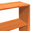  viaszbarna tömör fenyőfa ágy matrac nélkül 200 x 200 cm