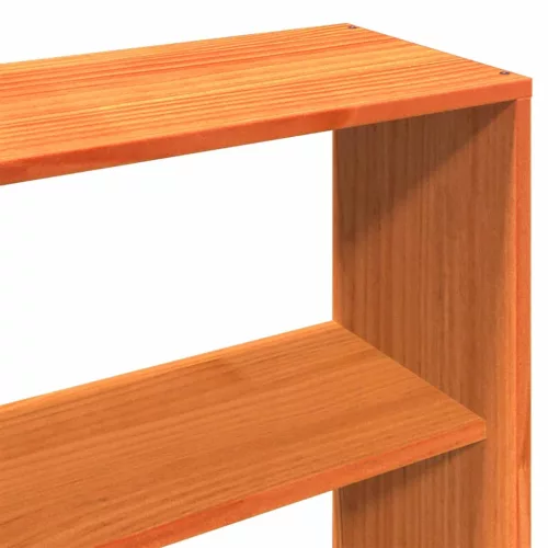  viaszbarna tömör fenyőfa ágy matrac nélkül 200 x 200 cm