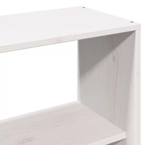  fehér tömör fenyőfa ágy matrac nélkül 140x190 cm