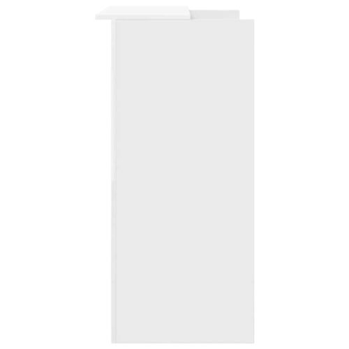  recepciós pult fehér 100x50x103,5 cm szerelt fa