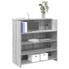  recepciós pult szürke sonoma 100x50x103,5 cm szerelt fa