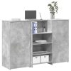  recepciós pult betonszürke 155x50x103,5 cm szerelt fa