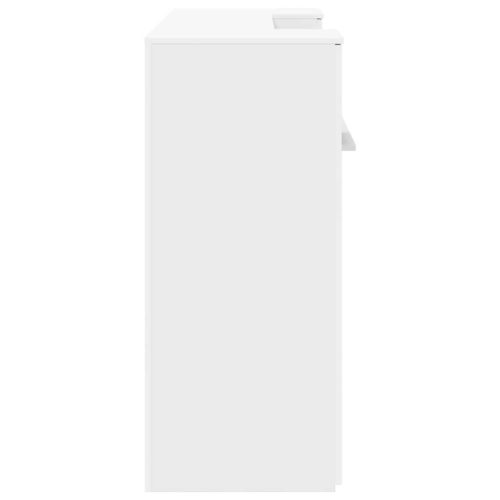  fehér, rétegelt fa recepciós asztal 180 x 50 x 103,5 cm