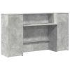  recepciós pult betonszürke 180x50x103,5 cm szerelt fa