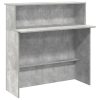  recepciós pult betonszürke 180x50x103,5 cm szerelt fa