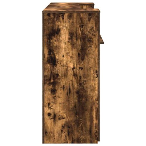  recepciós pult füstös tölgy 180x50x103,5 cm szerelt fa