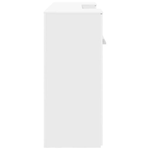  recepciós pult fehér 200x50x103,5 cm szerelt fa