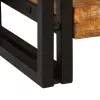  Konzolasztalok 2 pcs Barna 160 x 33 x 75 cm Tömör durva mangófa