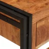  Konsole Asztal 2 2 pcs Barna 160 x 33 x 75 cm Tömör akácfa