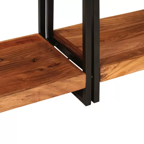  Konsole Asztal 2 2 pcs Barna 160 x 33 x 75 cm Tömör akácfa