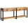  Konzolasztal 2 pcs Barna 200 x 33 x 75 cm Tömör nyers mangófa