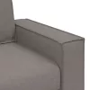  3 darabos kanapé szett párnákkal, taupe szövet