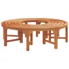  Fa pad 2 pcs Természetes 160 x 80 x 45cm Tömör Eukaliptusz Fa
