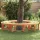  Fa pad 2 pcs Természetes 160 x 80 x 45cm Tömör Eukaliptusz Fa