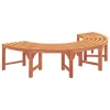  Fa pad 2 pcs Természetes 160 x 80 x 45cm Tömör Eukaliptusz Fa