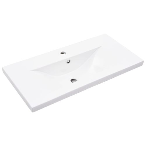  betonszürke fürdőszobai mosdószekrény beépített mosdókagylóval