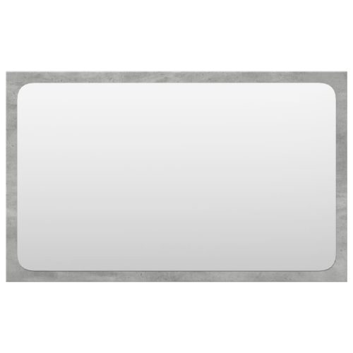  3 részes betonszürke szerelt fa fürdőszobai bútorszett