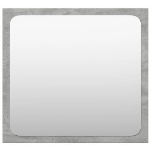  4 részes betonszürke szerelt fa fürdőszobai bútorszett